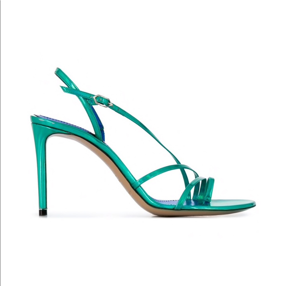 Nicholas Kirkwood Elements Strappy Metallic Sandal